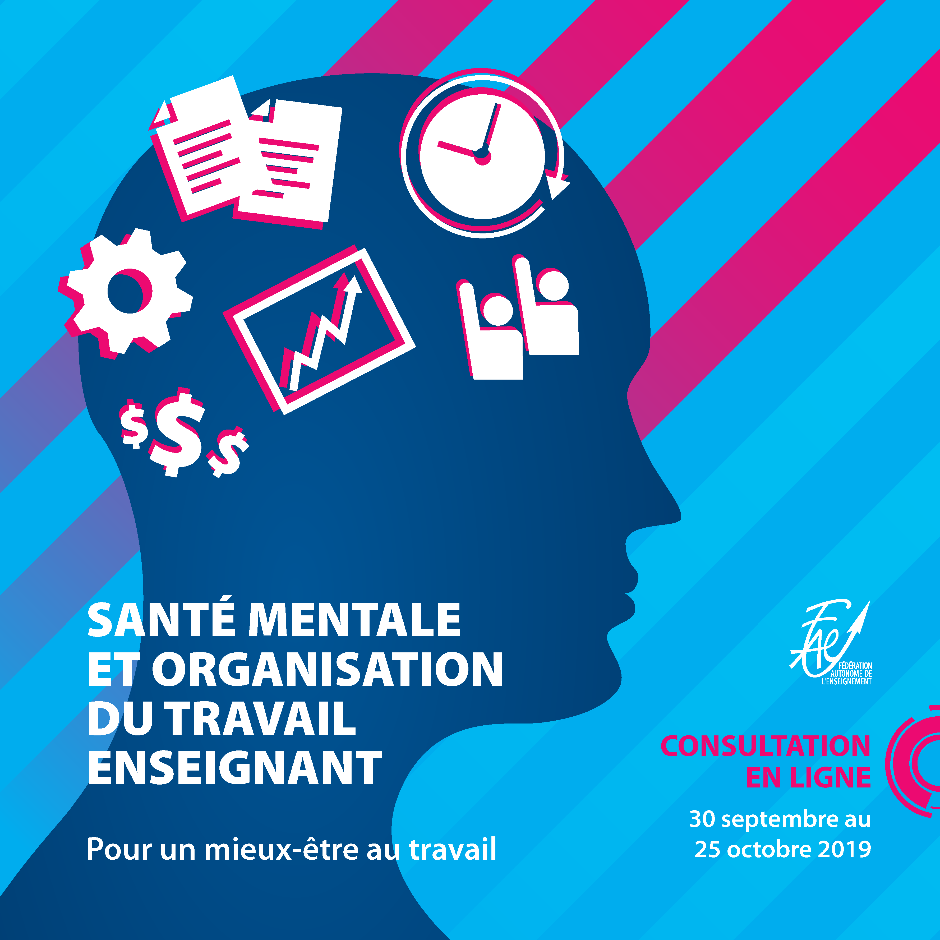 Consultation sur l’organisation du travail qui affecte notre santé du 30 septembre au 25 octobre 2019